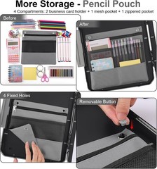 Thicker Clipboard with Storage, Internal Pen Pouch Included, A4 / Letter Size
