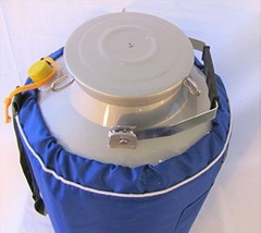 10L Liquid Nitrogen LN2 Storage Tank Container Cryo Dewar Wide Mouth 5″ Neck New