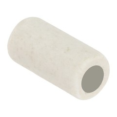 20pcs 3mm Dia Ceramic Tube Insulated Single Bore,6mm x 10mm