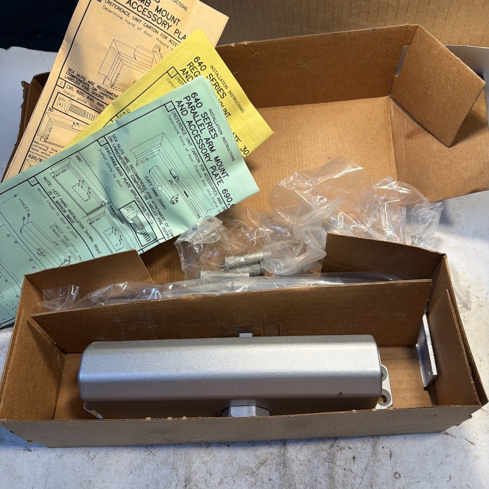 Forms 644 Series Soft Door Closer 644PASN1AL NIB NOS OEM NICE