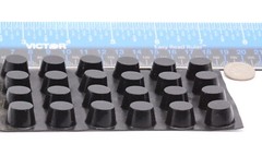 3/8″ Tall x 5/8″ Diameter Rubber Feet Desktop Electronics 3M Adhesive Backing