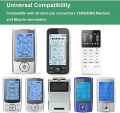 TENS Unit Electrode Pads, 20PCS 2″x2″ Adhesive Electrodes Unit…