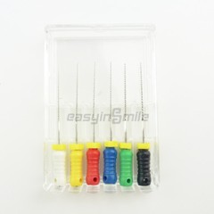 10Pks Easyinsmile Dental Endodontic K File Hand Use Root Canal File #15-40/45-80