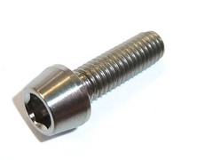 M5 MOUNTAIN BIKE TITANIUM TAPERED CONE SOCKET CAP HEAD BOLT SCREW GR5 RACE SPEC