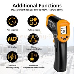 LCD Digital Non-contact Laser IR Infrared Thermometer Temp Meter Temperature Gun