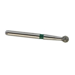 Multi-Use Dental Diamond Burs Round Friction Grip FG 801/021C Coarse Grit Green