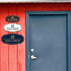 Signs ByLITA Victorian Mail Drop Durable Plastic | Easy Installation | Elegan…