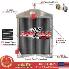 For Ford Tractors Aluminum Radiator 2N 8N 9N Models OEM# 8N8005 86551430 AR2018