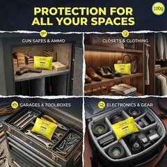Rechargeable Silica Gel Packs 10 Pack, Color-Change