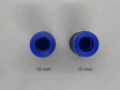 zjxed 10mm OD x 10mm OD Pneumatic quick Connector Push to Connect fittings Strai