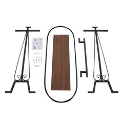 Clothing Display Stand, Clothing Rack, Commercial Clothes Hanging Rack Black