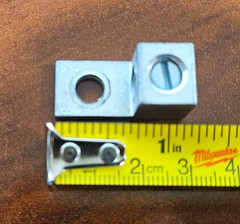 Lot of 5 Mechanical Lug 2-14 AWG CU9AL 1/4″ Hole Grounding Screw Terminal Piece