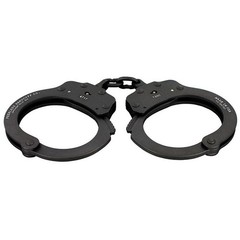 Peerless Model 730C Superlite Aluminum Chain-Linked Handcuffs & Keys, Black