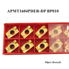 30PCS APMT1604PDER-DP Carbide Milling Inserts For 90deg End Mill Holder 400R