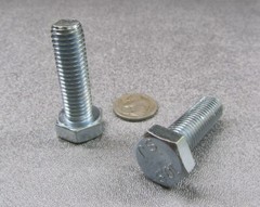Tap Bolt Metric, FT, GR 10.9 Zinc M12 x 1.75 x 40 mm Length, 25 Pcs