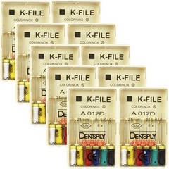 Dentsply Maillefer K-file Endodontic stainless steel 21mm All sizes 30 files/pk