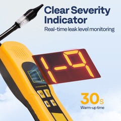 HVAC Refrigerant AC Sniffer Freon Leak Detector Max Sensitivity up to 0.07oz./yr