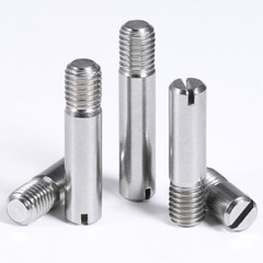 Slotted Dowel Pins with External Thread A2(304) Stainless Steel M5 M6 M8 M10