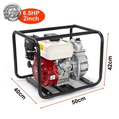 6.5 HP 4-Stroke Gas-Powered Water Transfer Pump 2″ 212CC 158GPM Semi-Trash Pump