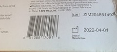 Medline Fitguard & Halyard Nitrile Exam Gloves SIZE M, 2 Boxes 350 Ct Pwder Free