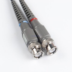 2pcs Oscilloscope Probe Scope Clip Test Cable Lead Kit 1X /10X BNC For P6100