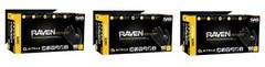 SAS Raven Black Nitrile Gloves Powder Free New 7mil Version (3 Boxs)