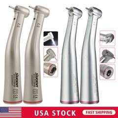 Dental 1:5 Increasing Electric Fiber Optic Contra Angle Handpiece Fit NSK