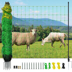 Electric Fence Netting, 164’L X 42.5″ H Electric Fence Kit for Livestock, Goat,