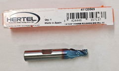 Hertel 1/4 x 3/8 x 3/8 x 2 M-42 Cobalt Roughing End Mill CC Spain