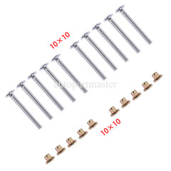 For Peterbilt 379 Hucks & Collars – 3/16″ NEW Medium Flange Collars Pack of 100