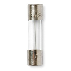 BUSSMANN GMC-100-R Fuse,100mA,Glass,GMC Series,PK5 1CJ49