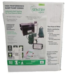 Zoeller Basement Sentry High Performance Sump Pump Combo BSTBC201 New in Box