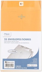 Heavyweight 6″ x 9″ Brown Kraft Envelopes with Clasp Closure – 25 Count