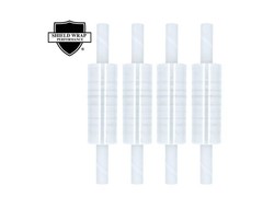 20″ x 1000′ 4 Rolls 80 Ga Extended Core Pallet Packing Stretch Shrink Wrap Clear