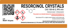 Resorcinol Powder Cosmetic Grade, 99% min, 100 grams