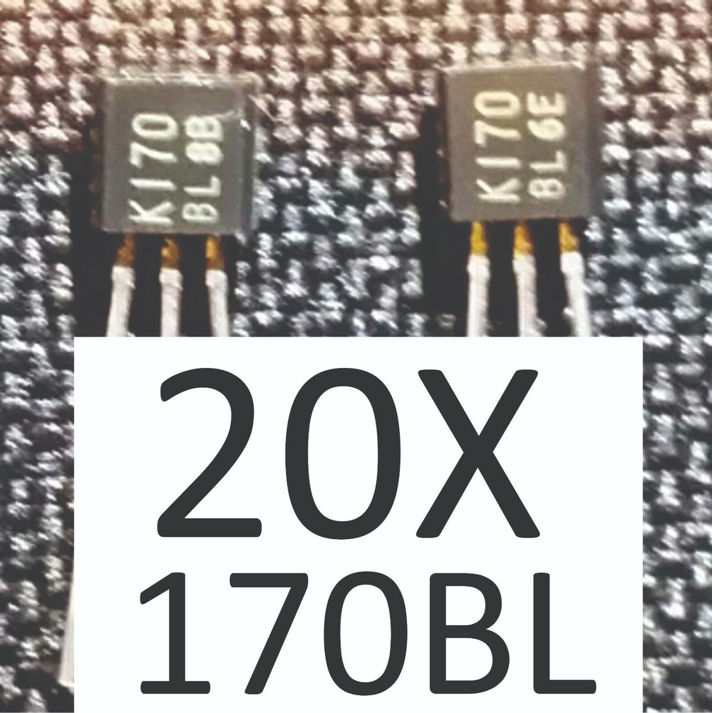 Qty 20 2SK170 Toshiba J-FETs – 2SK170BL – NEW – “B” / “BL” Grade (6-12mA)