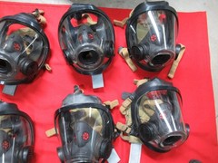 SCOTT AV-3000 HT MASK w/KEVLAR NETTING SMALL MEDIUM LARGE Firefighter SCBA AIR