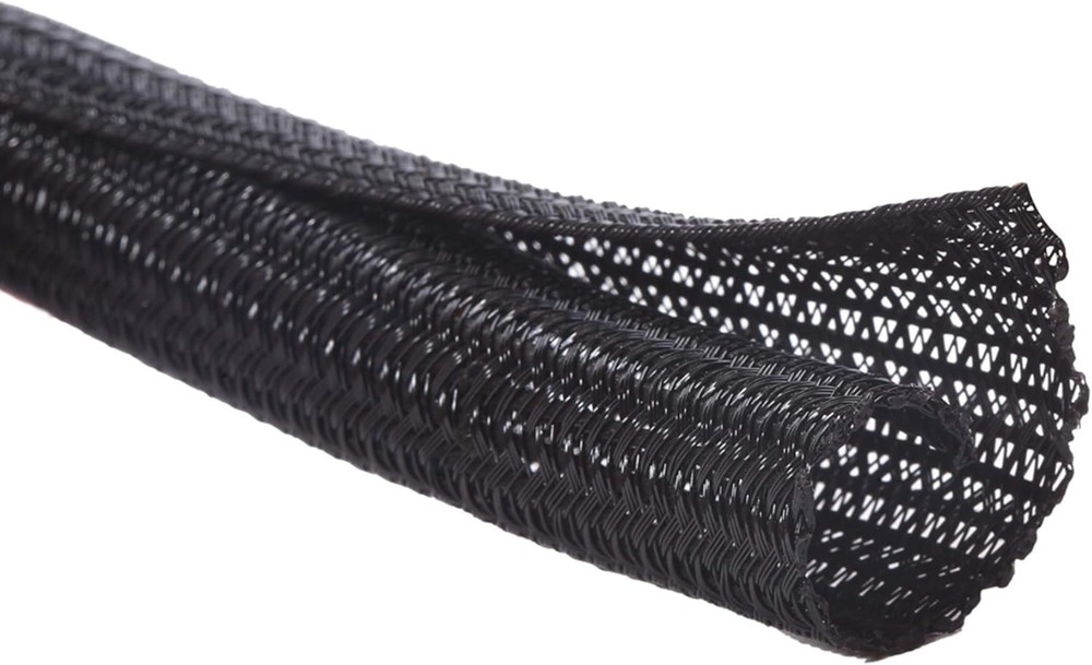 50FT Cord Protector Wire Loom Cable Sleeve Split Tubing Self Wrap Management LOT