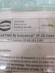 Harting 09 45 151 1100 RJ45 Cat5 Connector Kit, 4p IDC FNFP IP30 09451511100