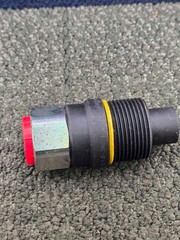 Stucchi M-VEP17P 1″ Heavy-Duty Threaded Male Flat-Face Hydraulic Quick Coupler