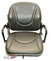 NEW DOOSAN DAEWOO VINYL FORKLIFT ADJUSTABLE FOLDING FLIP SEAT A152098