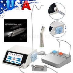 Dental Surgical Brushless LED Implant Motor System Touch Sreen&20:1 Contra Angle