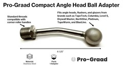 Pro-Graad Compact Angle Head Ball Adapter – Fits TapeTech, Columbia, Level 5,…