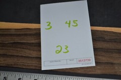 Ziricote Wood Veneer Sheet 3 x 45 inches 1/42nd 35137-39