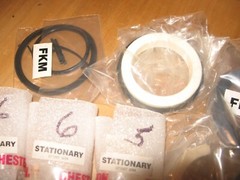 NIB LOT CHESTERTON 2.000 INCH SPLIT SEAL ROTARY & STATIONARY SEAL KITS P5383