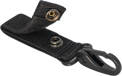 Heavy Duty Belt Keeper Clip Key Holder with Nylon MOLLE Strap & Metal Snap & Key