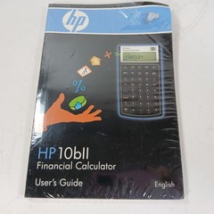 HP 10bll Financial Calculator Quick Start Guide
