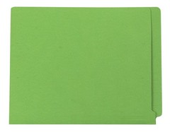 End Tab Green File Folder – Letter Size | Box of 100 | Full Side Folder for C…