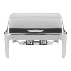 9.54QT Stainless Steel Chafer Buffet Chafing Dish Set Roll Top Food Warmer New!
