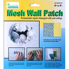 WALL REPAIR PATCH Fix Drywall Hole Repair Ceiling Plaster Damage Metal Mesh 4×4″